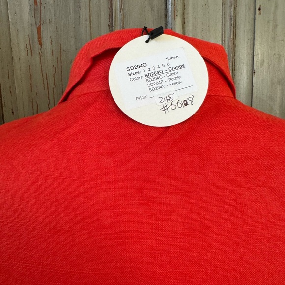 NWT Alembika linen dress size 2/US10 - Picture 3 of 12